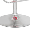 Acyrlic Adjustable and Swivel Barstool Red and Chrome AMF-96262