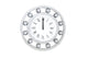 Wall Clock | Round | Mirrored | White Finish