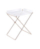Tray Table | Modish | Clear Acrylic & Copper