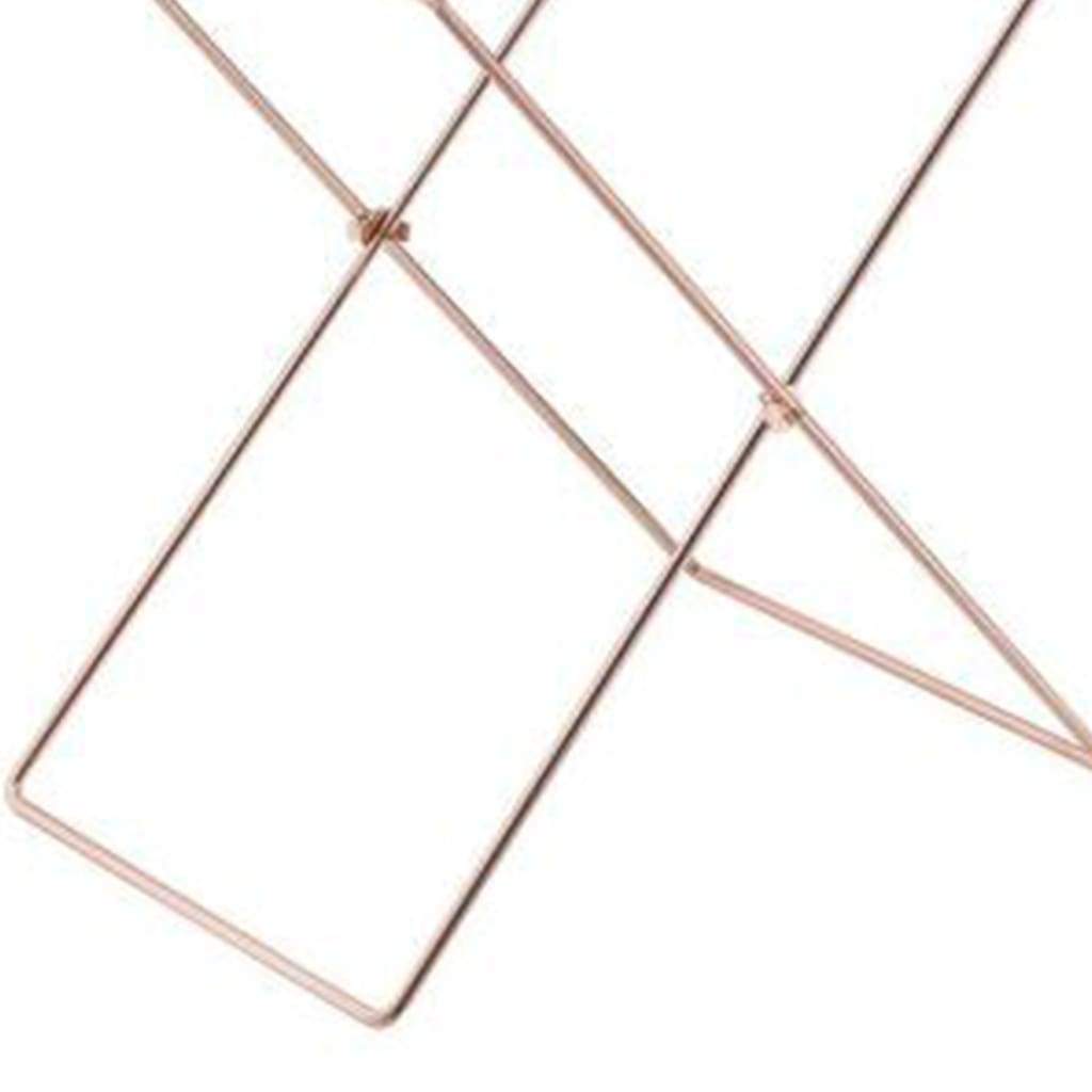 Modish Tray Table Clear Acrylic & Copper AMF-98189