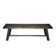 Bench | Transitional Style | Acacia Wood | Gray Finish
