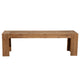 Solid Acacia Wood Bench with Bracket Legs Brown APF-8868-03