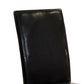 Leatherette Chair with Wooden Tapered Legs Set of 2 Black By Casagear Home BM09834