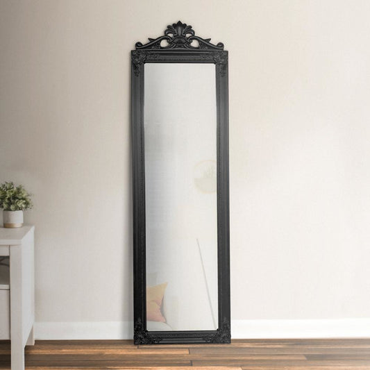 Gisela Full Length Standing Mirror with Decorative Design By The Urban Port