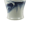 Ceramic Windswept Ginger Jar In White And Blue By Casagear Home BM180954