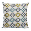 Accent Pillow | Woven Fabric | Diamond Pattern | Multicolor