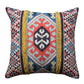 24 x 24 Square Cotton Accent Throw Pillow, Soft Kilim Print, Multicolor By The Urban Port