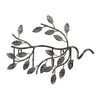 Branch Shaped Wall Hook with Leaves Accent, Gray - BM200620 By Casagear Home