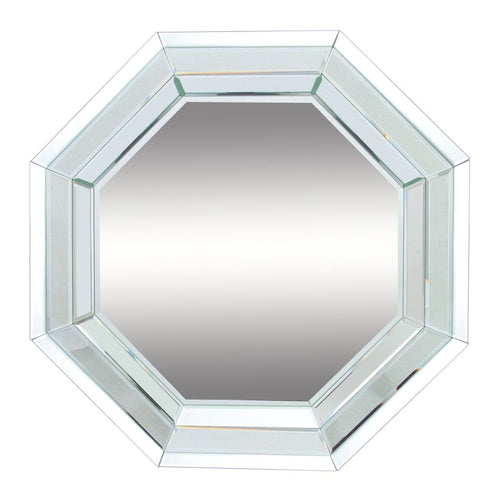 Wall Mirror | Octagonal | Wood Backing | Clear