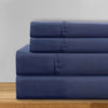 Lanester 3 Piece Polyester Twin Size Sheet Set By Casagear Home Navy Blue BM202125