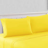 Bezons Cal King Sheet Set | 4 Piece | Microfiber | Yellow