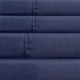 Lanester 4 Piece Queen Size Microfiber Deep Pocket Sheet Set By Casagear Home Blue BM202350