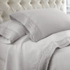 Udine Queen Sheet Set | 4 Piece | Crochet Lace | Gray