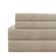 Lanester Cal King Sheet Set | 4 Piece | Deep Pocket | Taupe Gray