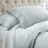 Udine King Sheet Set | 4 Piece | Crochet Lace | Blue
