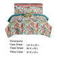 Caen 8 Piece Printed Reversible Queen Size Comforter Set The Urban Port Multicolor By Casagear Home BM202746