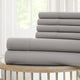 Forli Queen Sheet Set | 6 Piece | Nano Tech | Microfiber | Gray