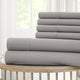 Forli King Sheet Set | 6 Piece | Nano Tech | Microfiber | Gray