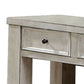 Transitional Wooden Console Table with 4 Drawers and Open Shelf White - BM203959 By Casagear Home BM203959