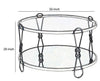 Metal Coffee Table with Glass Top and 1 Bottom Shelf Gold and Clear - BM204503 By Casagear Home BM204503