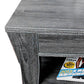 Low Rise Coffee Table with Drawers and Bottom Shelves Gray - BM205339 By Casagear Home BM205339