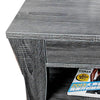 Low Rise Coffee Table with Drawers and Bottom Shelves Gray - BM205339 By Casagear Home BM205339