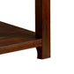 Traditional Coffee Table with Rectangular Top and Tapered Legs Brown - BM205340 By Casagear Home BM205340