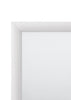 Wooden Framed Mirror with Rectangular Shape Silver and White - BM205572 By Casagear Home BM205572