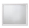 Mirror | Rectangular | Wood Frame | Silver & White