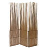 Traditional Style 3 Panel Wooden Willow Branch Room Divider Brown - BM205796 By Casagear Home BM205796
