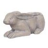 Planter | Ideal Rabbit | Polyresin | Large | Antique Styled | Gray