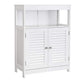 Bathroom Closet | 1 Shelf | 2 Door Cabinet | White