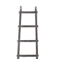 59 5-Step Wooden Decorative Ladder Gray By Casagear Home BM210390
