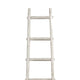 72 6-Step Wooden Decorative Ladder White By Casagear Home BM210394