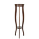 39.5" Round Pedestal Stand with Flared Legs, Brown By Casagear Home
