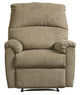 Recliner | Zero Wall | Pillow Top Arms | Fabric Upholstered | Beige
