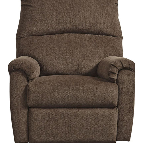 Recliner | Zero Wall | Pillow Top Arms | Fabric Upholstered | Brown