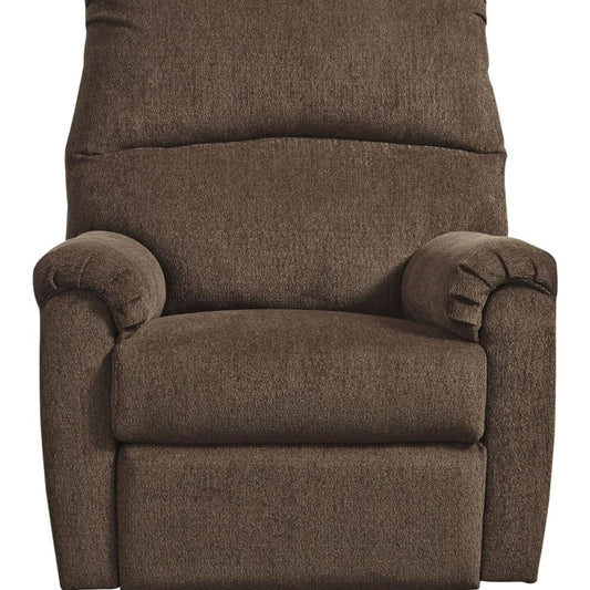Recliner | Zero Wall | Pillow Top Arms | Fabric Upholstered | Brown