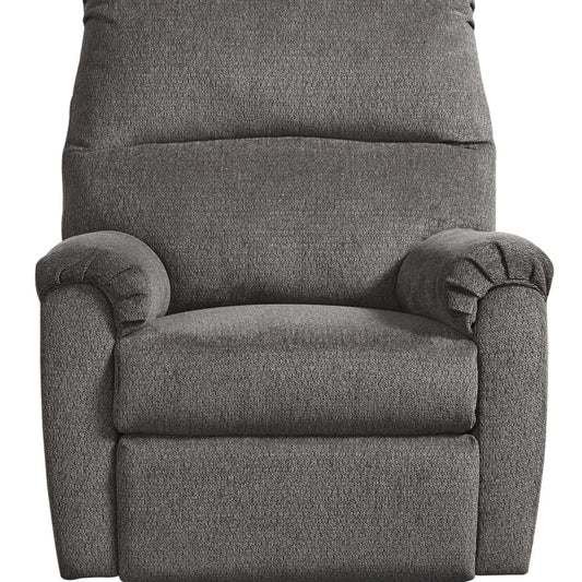 Recliner | Zero Wall | Pillow Top Arms | Fabric Upholstered | Gray