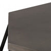 23 Metal Base Hexagonal Concrete End Table Gray & Black By Casagear Home BM214837