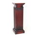 Square Column Pedestal | Reeded Design | Brown