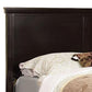 Transitional Style Wooden Eastern King Bed with Tapered Legs,Espresso Brown By Casagear Home BM216234