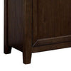 Transitional Wooden TV Stand with Display and Storage Space Brown By Casagear Home BM217801