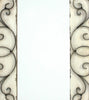 22 X 33 Scrolled Edge Wall Mirror White By Casagear Home BM218345