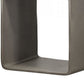 Contemporary Concrete Cube Shelf with Curved Edges Gray By Casagear Home BM219259