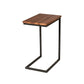 Wooden End Table with Rectangular Top Brown and Black By Casagear Home BM219277