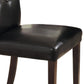 19 Leatherette Upholstered Tufted Side Chair,Set of 2,Brown By Casagear Home BM219902