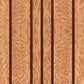 76 Surfboard Shape Wall Art with Block Stripe Print Brown By Casagear Home BM220219