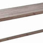 60 Farmhouse Dining Bench with Slanted Trestle Base Brown By Casagear Home BM220511