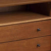 26 2-Drawer Nightstand with Open Compartment Brown By Casagear Home BM222486